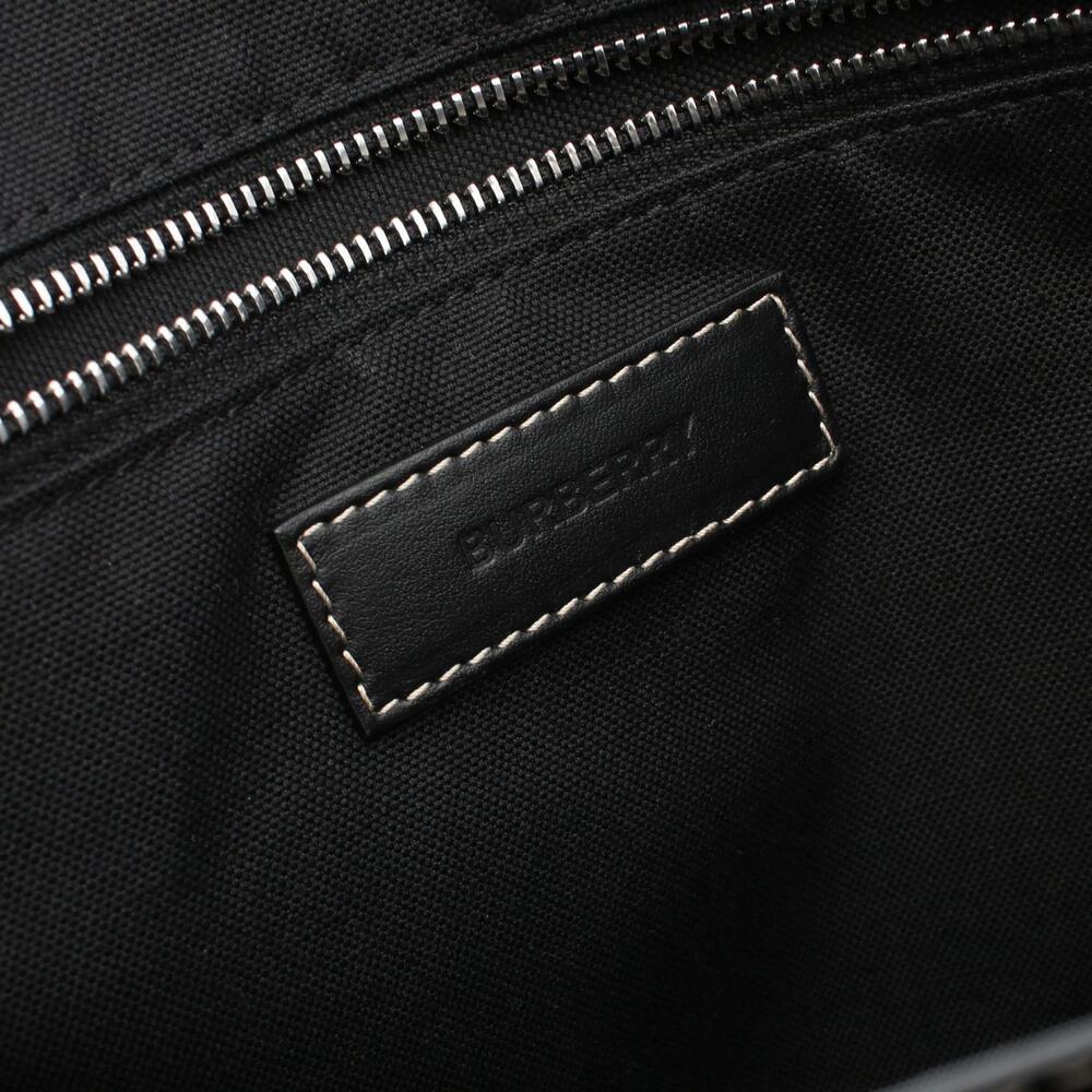 Burberry tote bag canvas leather gray black - Picture 5 of 9